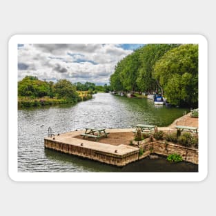 The Upper Thames at Lechlade Sticker